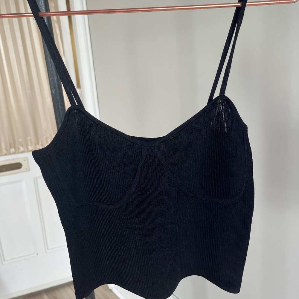 Black Knit Tank